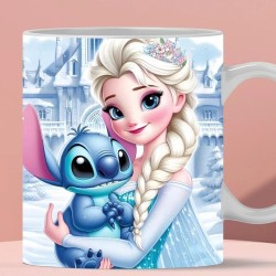Mug - Stitch + Elsa